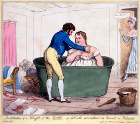 Installation of a Knight of the Bath, or delicate recreations on board a Polacre, 1820